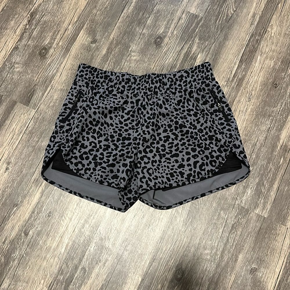 Avia leopard workout shorts